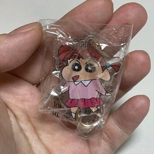 짱구는 못말려 유리 키링 + 짱구 키링 덤