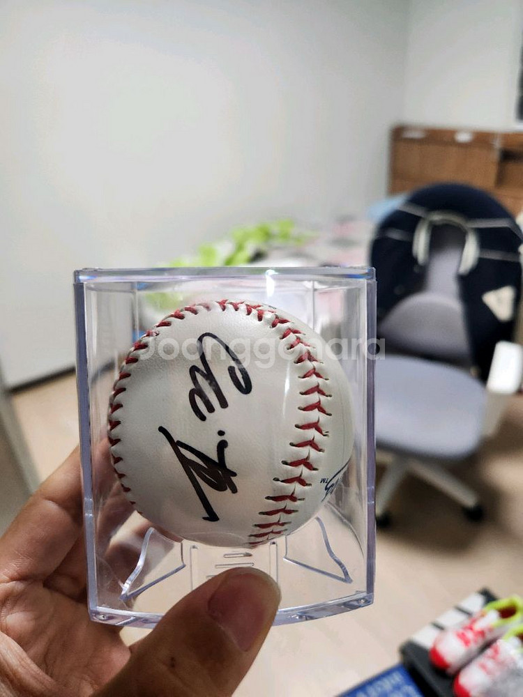 야구 사인볼 Dodgers 로고--0