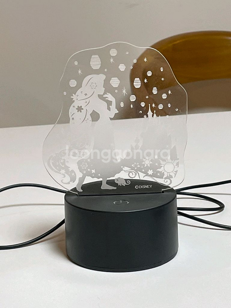 디즈니 라푼젤 무드등 / 밝기조절 가능 / 일본 디즈니--1