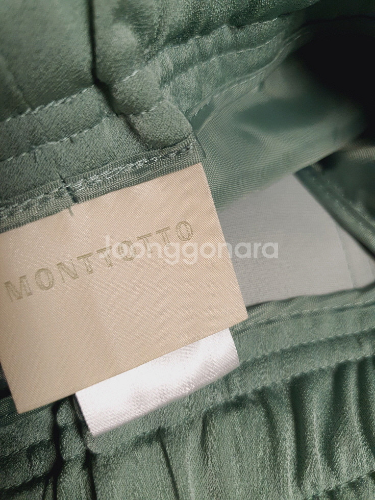 몽또또 새틴 조거 팬츠 s 사이즈 정품 사이즈 s 총--7