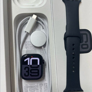 애플워치10 42mm 제트블랙 SS급