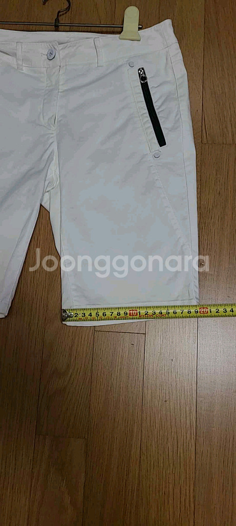 JDX 여성 여름 반바지 색상 화이트 55 사이즈--4