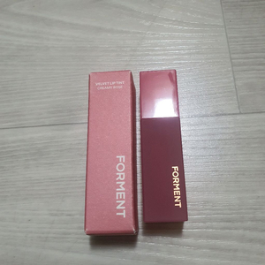 포맨트 벨벳 립틴트 크리미 로즈 매트립 핑크 장미