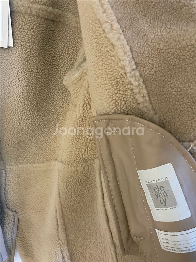 일레븐티 무스탕 코트 L--2