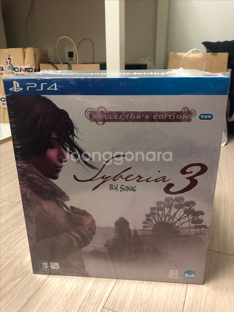ps4 사이베리아3 콜렉터즈 에디션 신품 미개봉--0