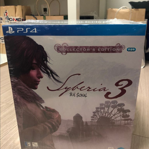 ps4 사이베리아3 콜렉터즈 에디션 신품 미개봉