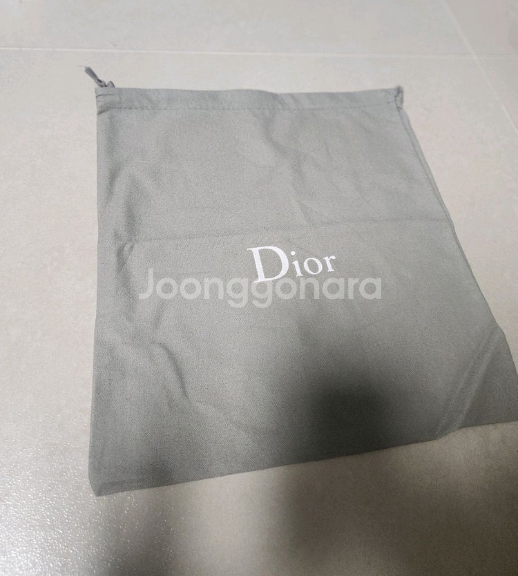 디올 Dior 회색 더스트백 (세로3X가로21--0