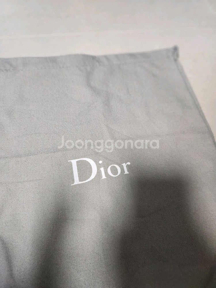 디올 Dior 회색 더스트백 (세로3X가로21--2