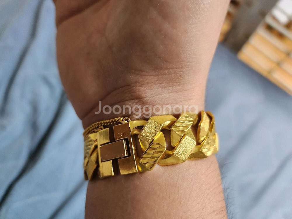 24k 순금 광폭팔찌 ,--2