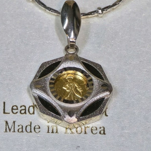 코인 팬던트 목걸이