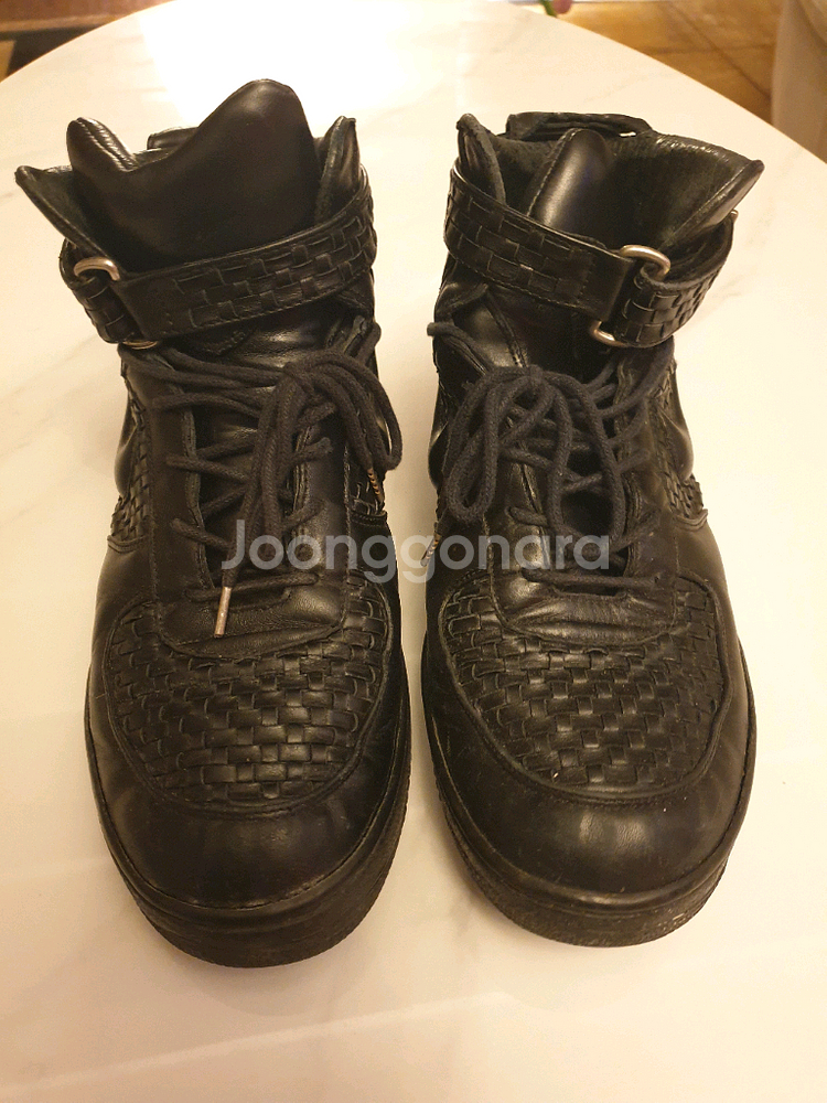 [한정판] 나이키 에어 포스 1 하이 레더 럭스 하이--1