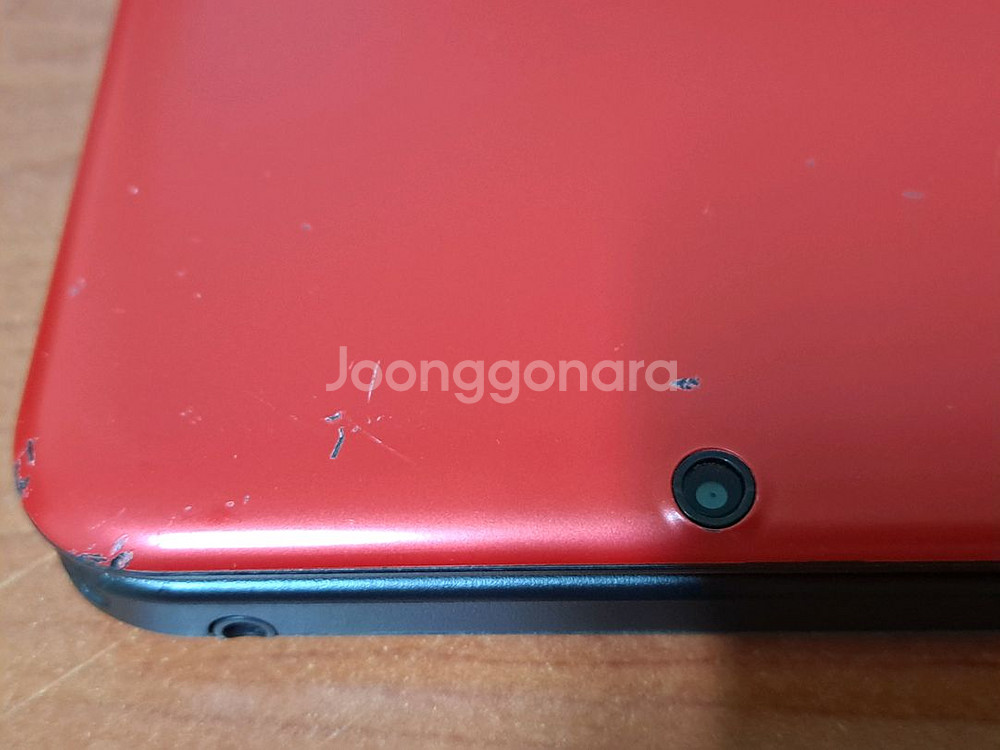 닌텐도 3DS XL 레드X블랙 박스--4