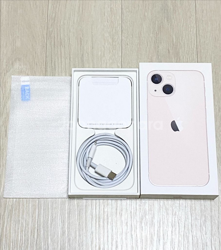 풀박스 아이폰 13 미니 핑크 128GB 네트워크고장--4
