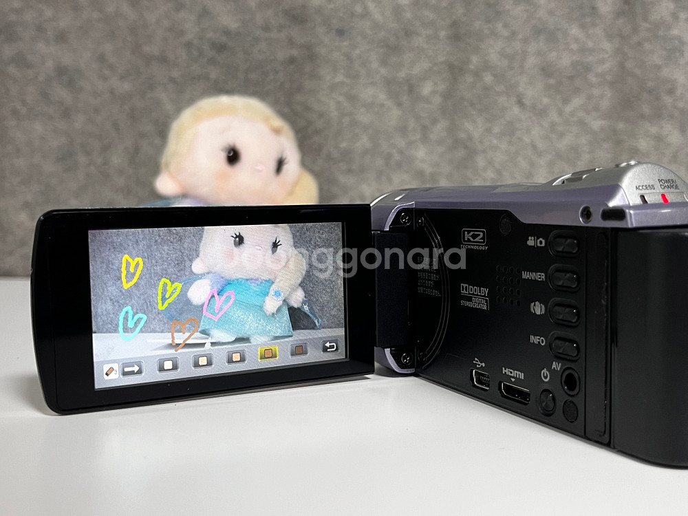 *소장추천/ 희귀컬러/ jvc e310 빈티지 캠코더--2