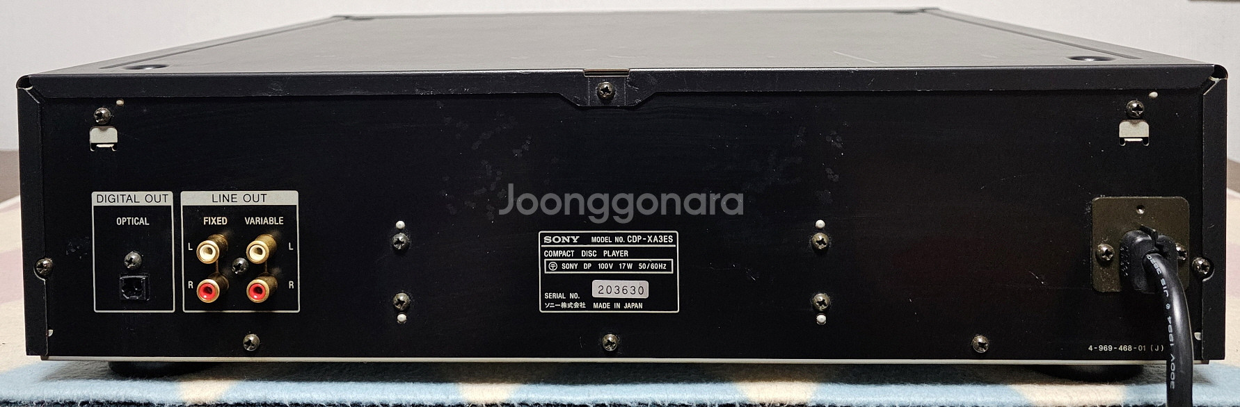 소니 CD 플래이어 CDP-XA3ES--1