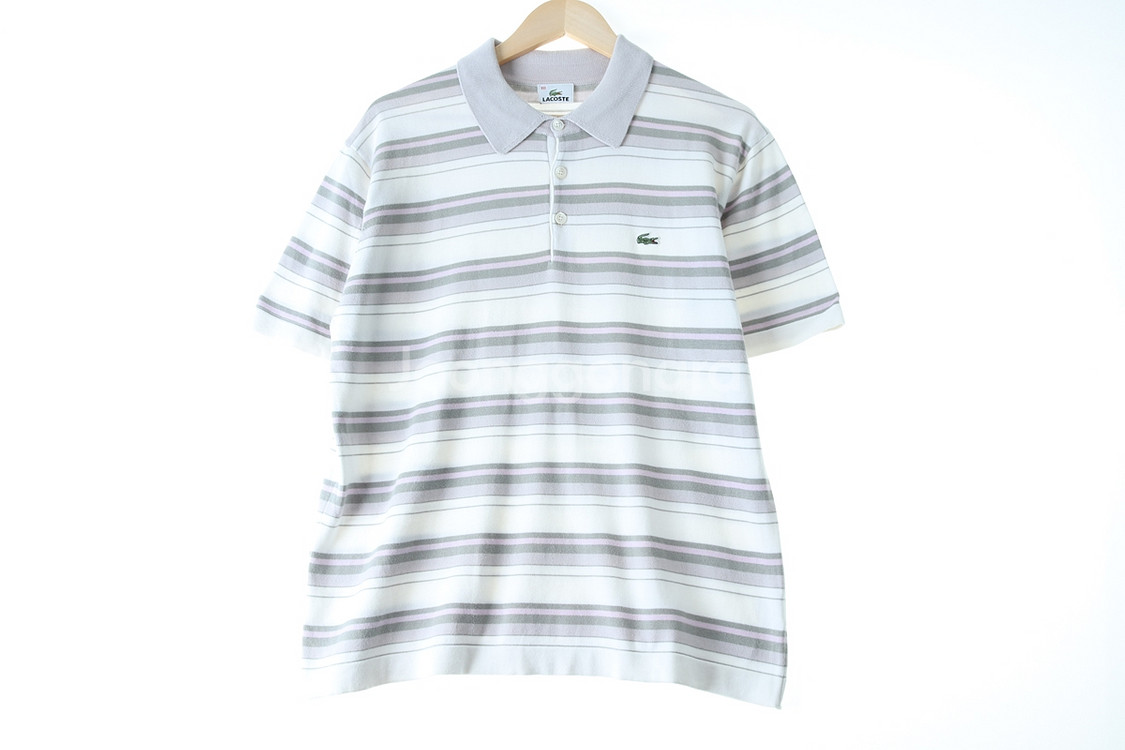 (L-XL) 라코스테 반팔 카라 티셔츠 스트라이프--0