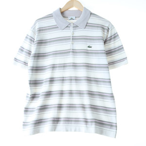 (L-XL) 라코스테 반팔 카라 티셔츠 스트라이프