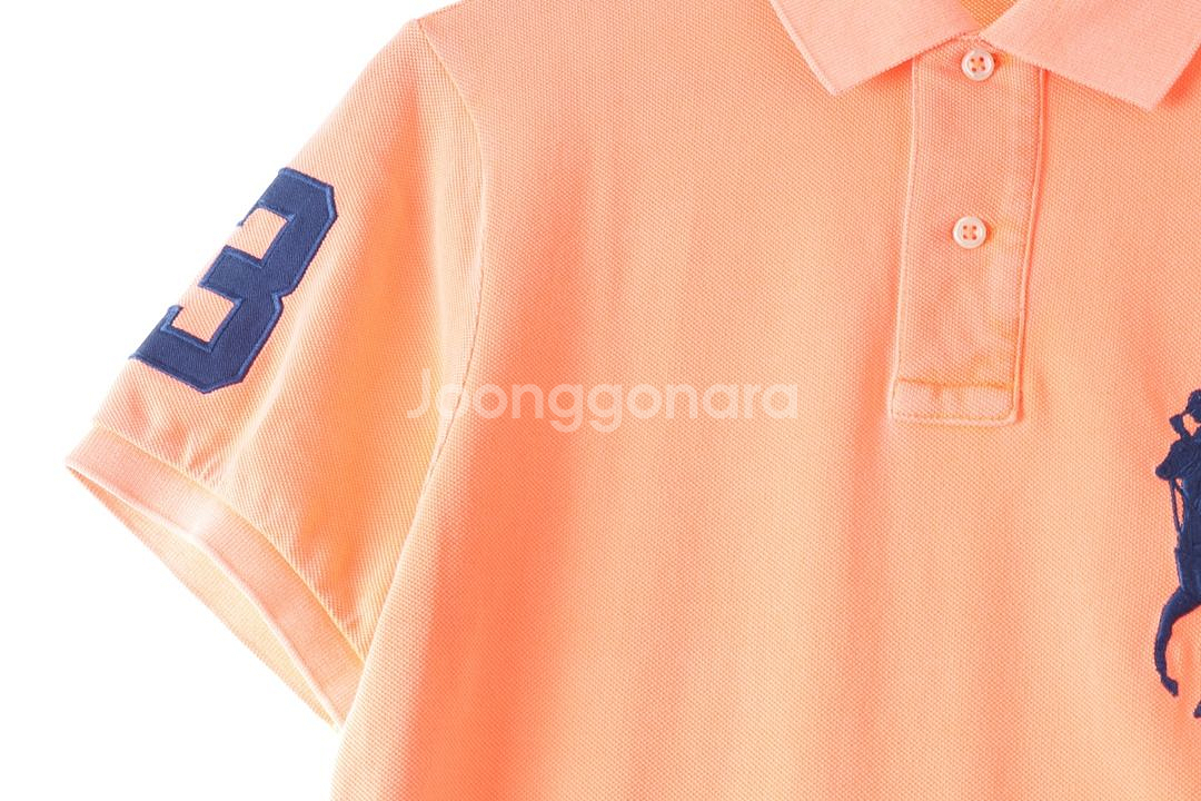 (S-M) 폴로 랄프로렌 반팔 카라 티셔츠 형광--4