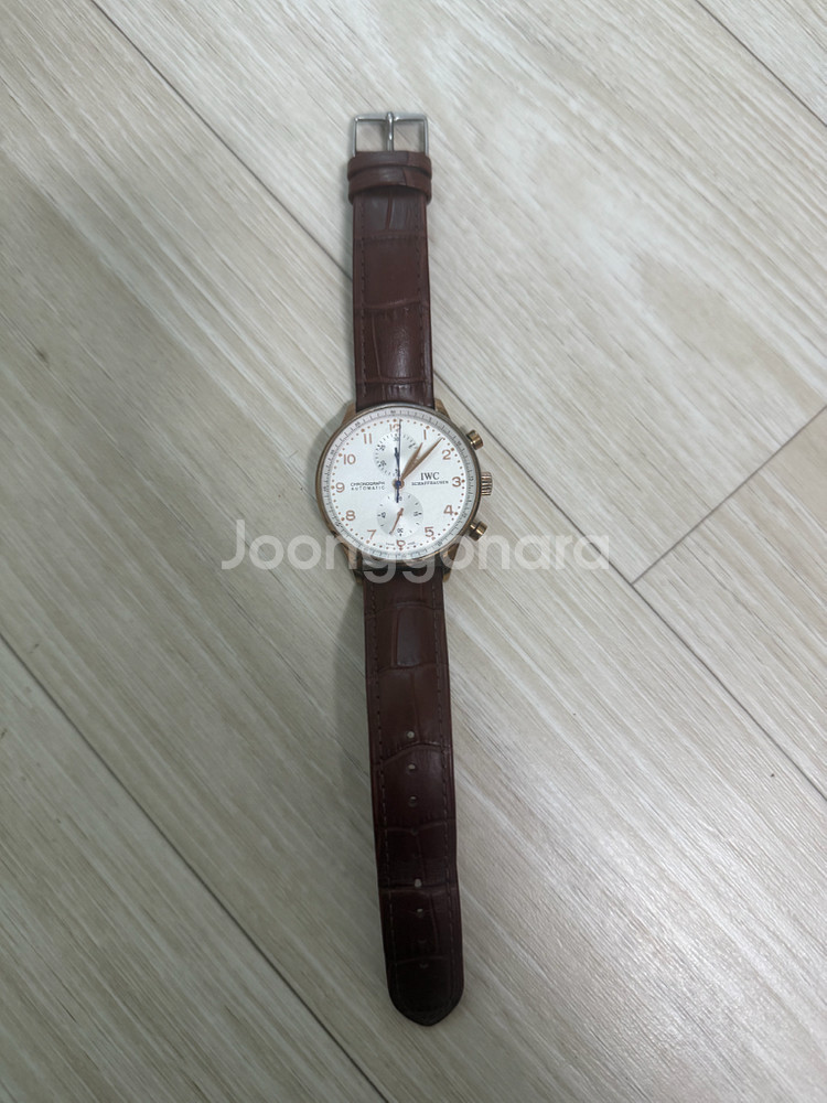 IWC 포르투기저 크로노그래프 화이트 41mm IW37--0