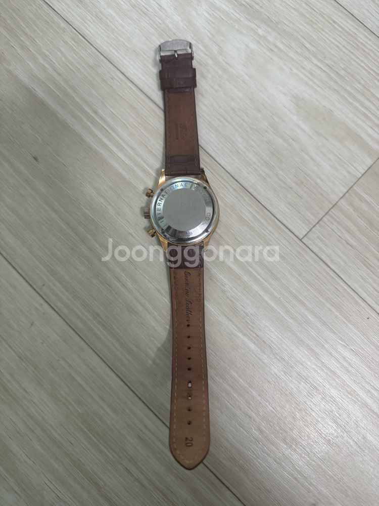 IWC 포르투기저 크로노그래프 화이트 41mm IW37--1