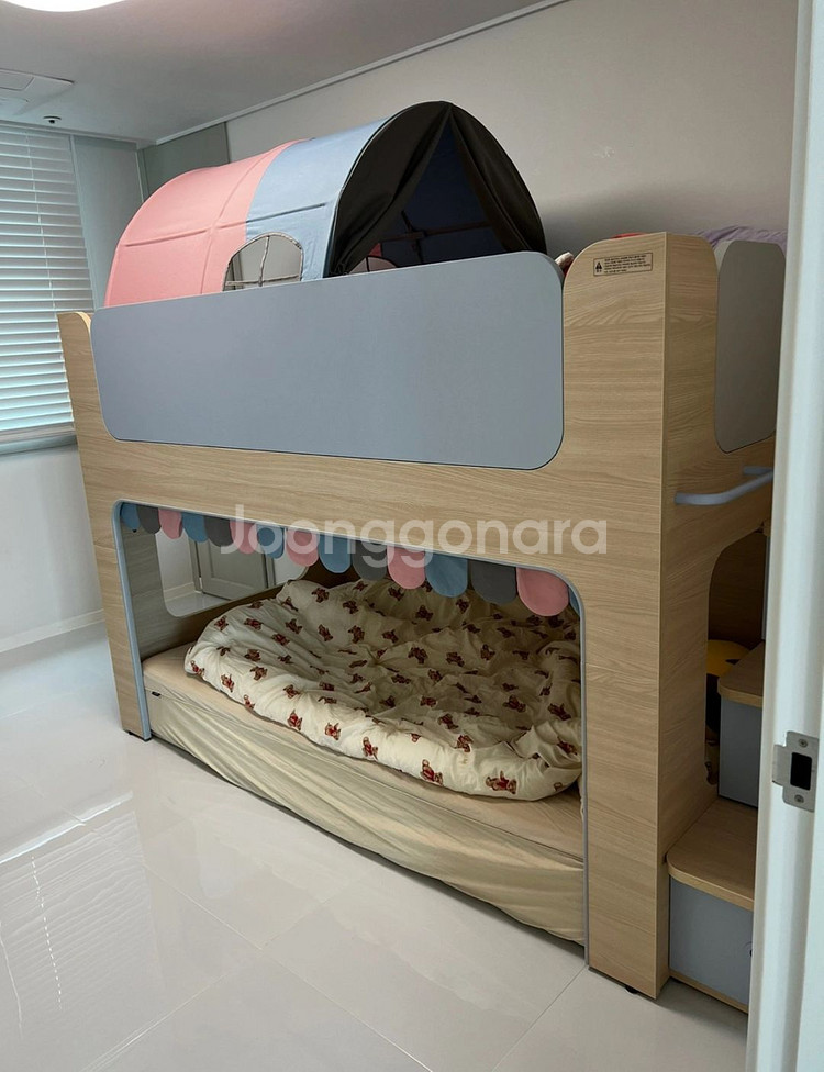 한샘 버니 벙커침대 계단장형--0