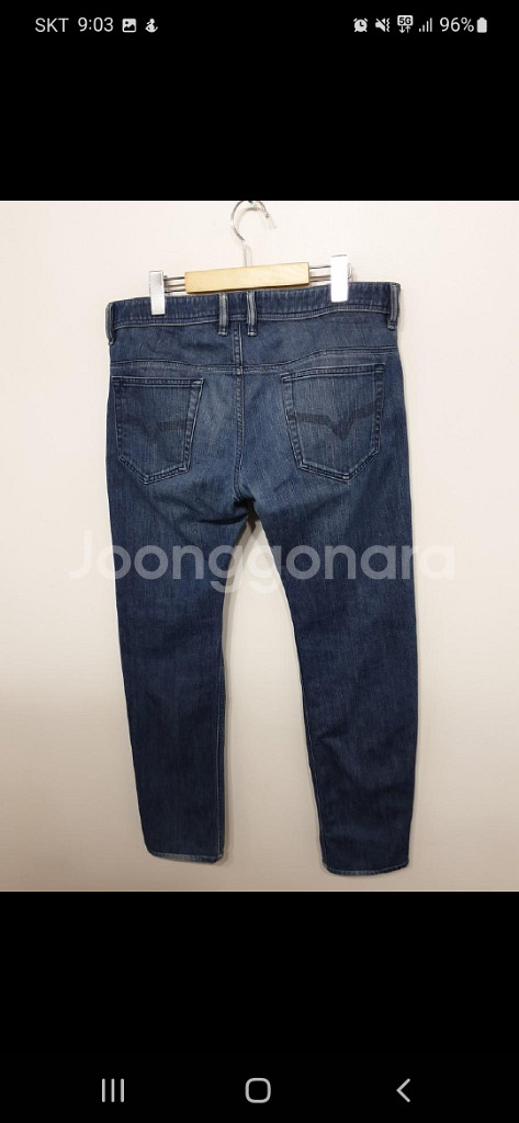 (33) 디젤 사파도 청바지 중청 스판 데님팬츠--5