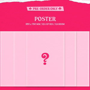 택포여자아이들퀸카앨범개별포스터5종세트지관통포함일괄판매