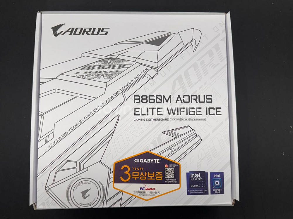 기가바이트 B860M 어로스 엘리트 WIFI6E 아이스--0