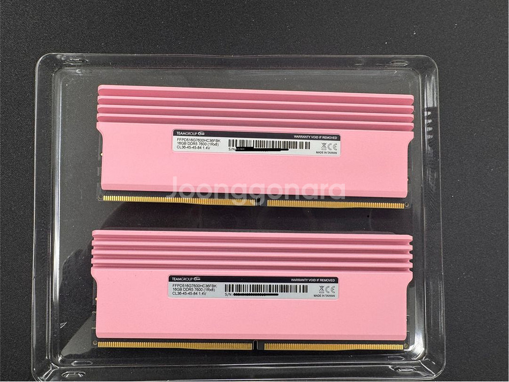 티포스 DDR5-7600 CL36 32G 핑크에디션--3