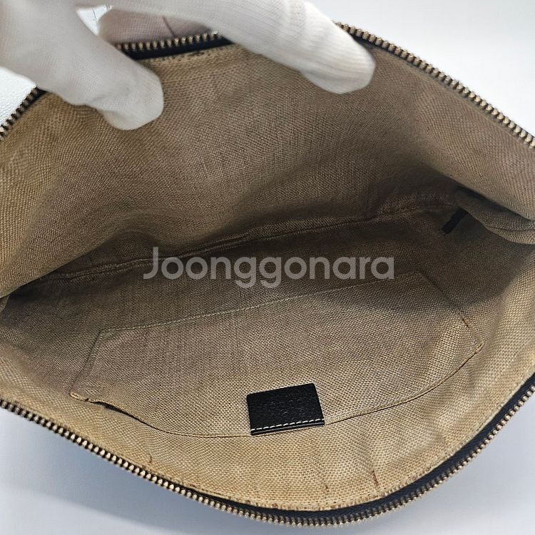 정품 구찌 뱀부 테슬 클러치백 (블랙)--9