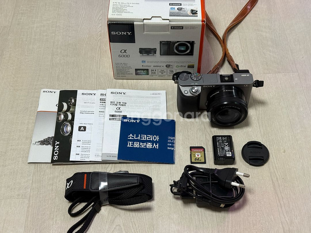 (번들셋) 소니 a6000 미러리스 카메라--0