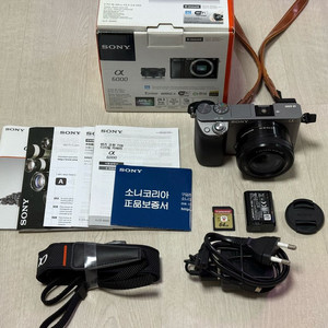 (번들셋) 소니 a6000 미러리스 카메라