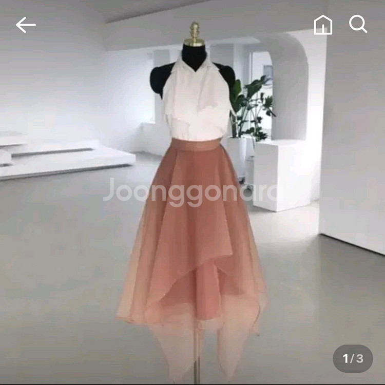 라벨르블랑 벨라 오간자 스커트--0