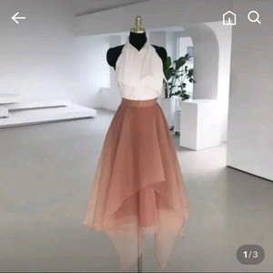 라벨르블랑 벨라 오간자 스커트