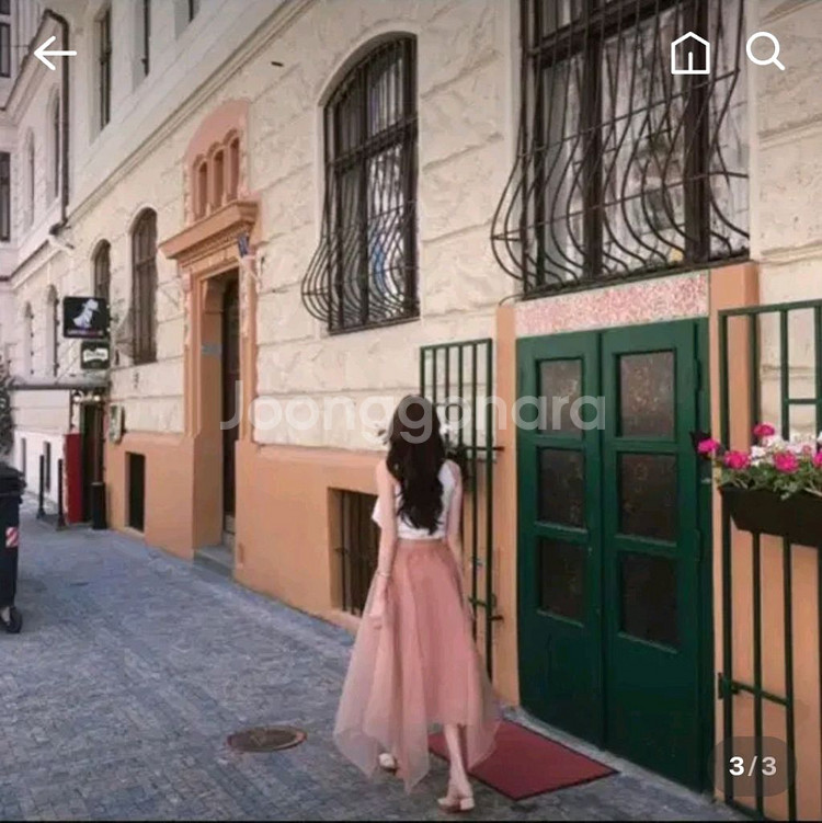 라벨르블랑 벨라 오간자 스커트--2