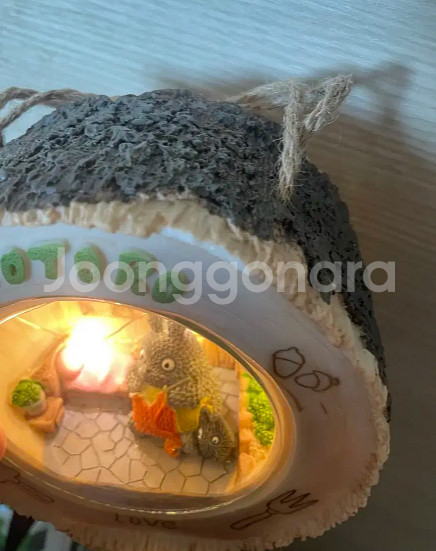 토토로 동나무 무드등--5