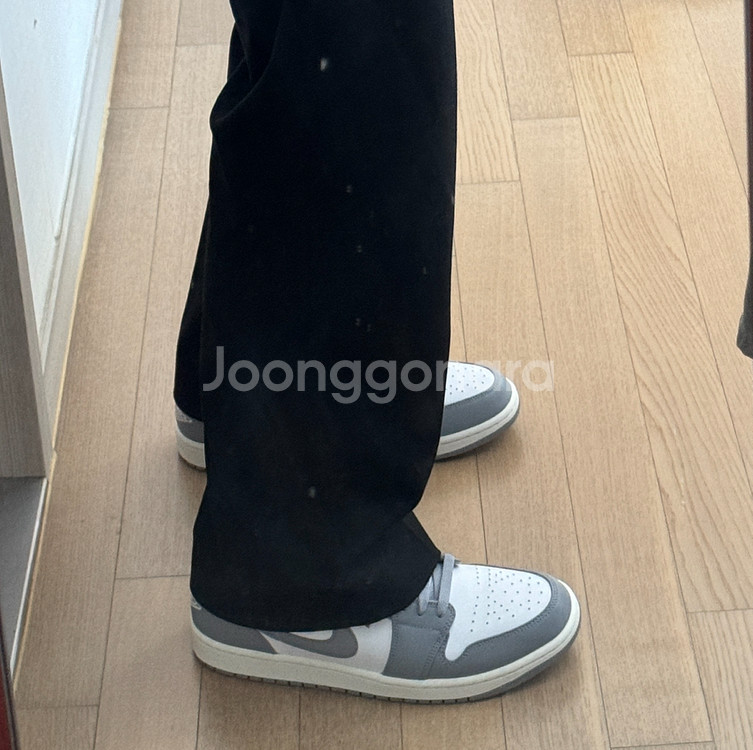 조던1 로우 / 스텔스 앤 화이트 / 285--2