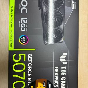 RTX5070 ASUS TUF GAMING 단순개봉