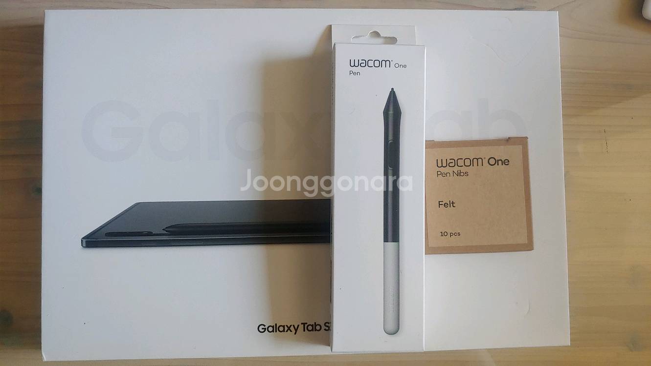 갤럭시탭 s8 울트라 + 와콤원펜 + 펠트심(6pcs)--0