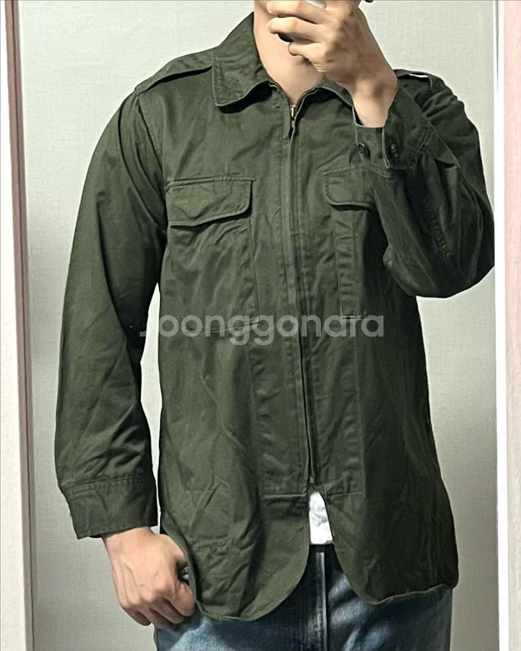 90s 일본 군용 작업복 자켓--1