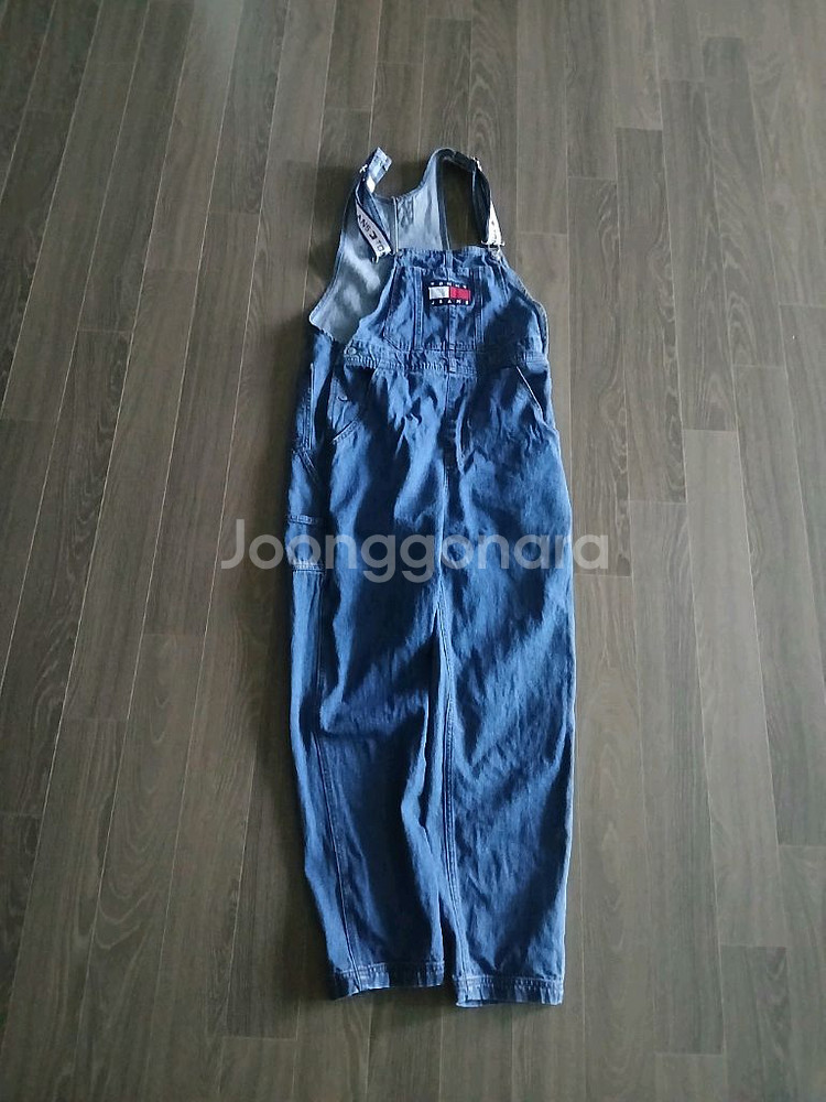 타미힐피거 멜빵바지--0