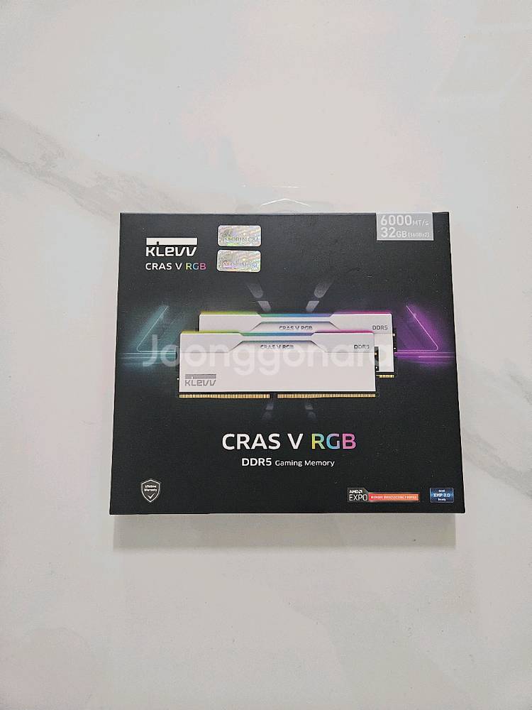 에센코어 ddr5 6000 cras v 화이트 램!~--0