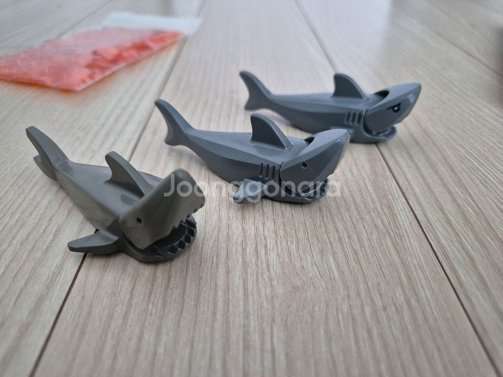 레고 캐슬 해적 정부군 동물 상어 올드레고 소품--2