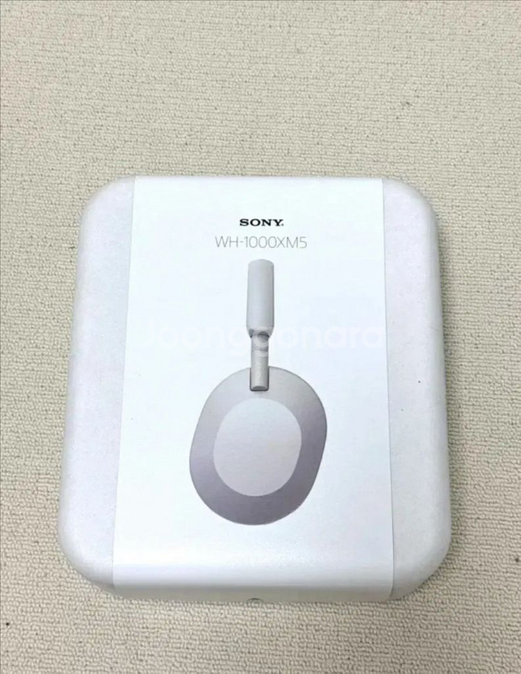 미개봉 소니 wh1000xm5 실버 헤드셋 .헤드폰--0