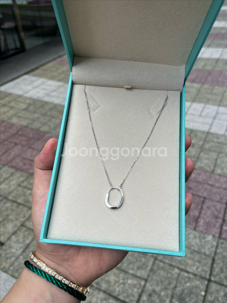 18k 티파니앤코 락 목걸이--0