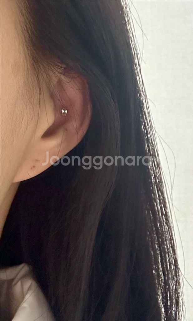 마퀴즈컷 ㄲㅗ냑 다이아 피어싱 14k--0