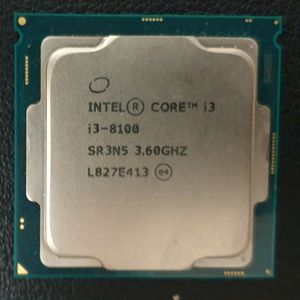 인텔 cpu i3 8100