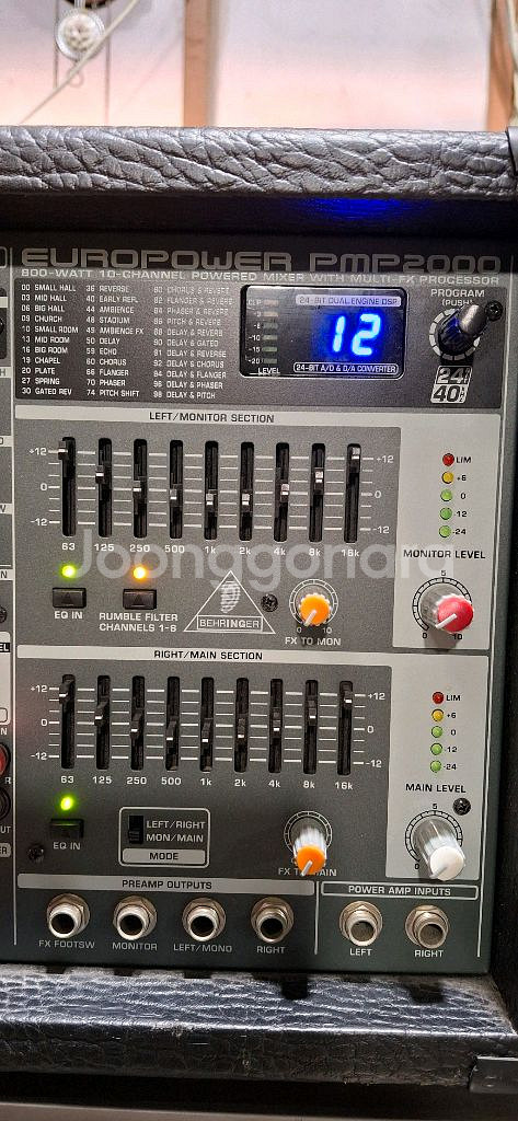 BEHRINGER PMP 2000 germany--2