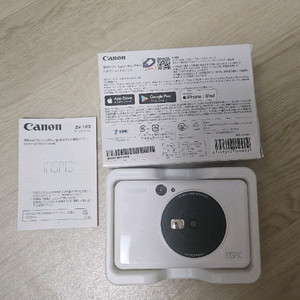 캐논 iNSiC ZV-123- PW입니다