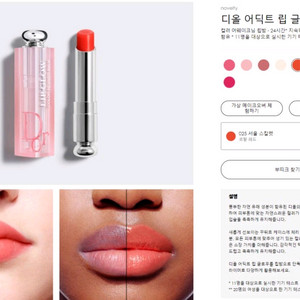 디올 어딕트 립 글로우 025 서울 스칼렛 발색립밤